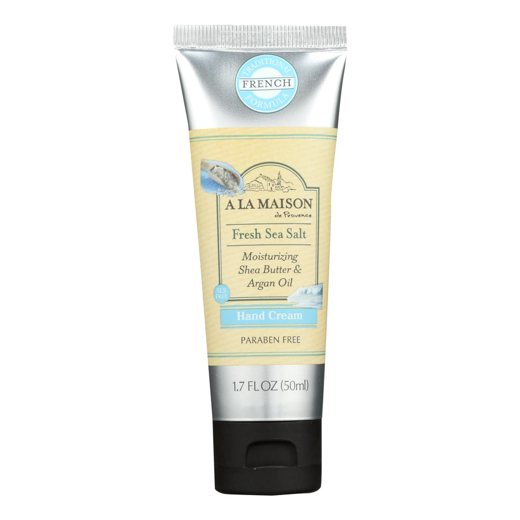 A La Maison - Hand Cream - Fresh Sea Salt - 1.7 Fl Oz. - Lakehouse Foods