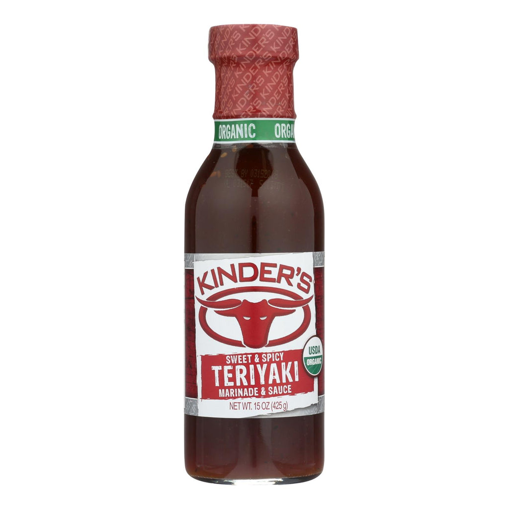 Kinder's Organic Sweet & Spicy Marinade  - Case Of 6 - 15 Fz - Lakehouse Foods