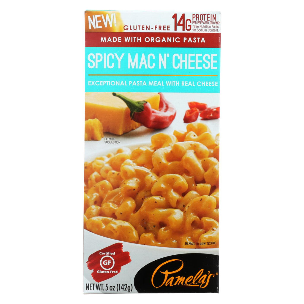 Pamela's Products - Pasta Meal - Organic - Spicy Mac & Cheese - Case Of 12 - 5 Oz - Lakehouse Foods