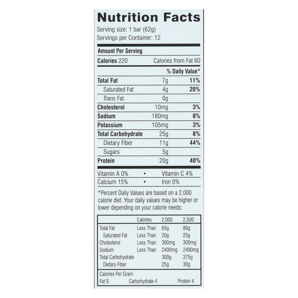 Fitjoy - Protein Bar - Grandma's Lemon Square - Case Of 12 - 2.18 Oz. - Lakehouse Foods