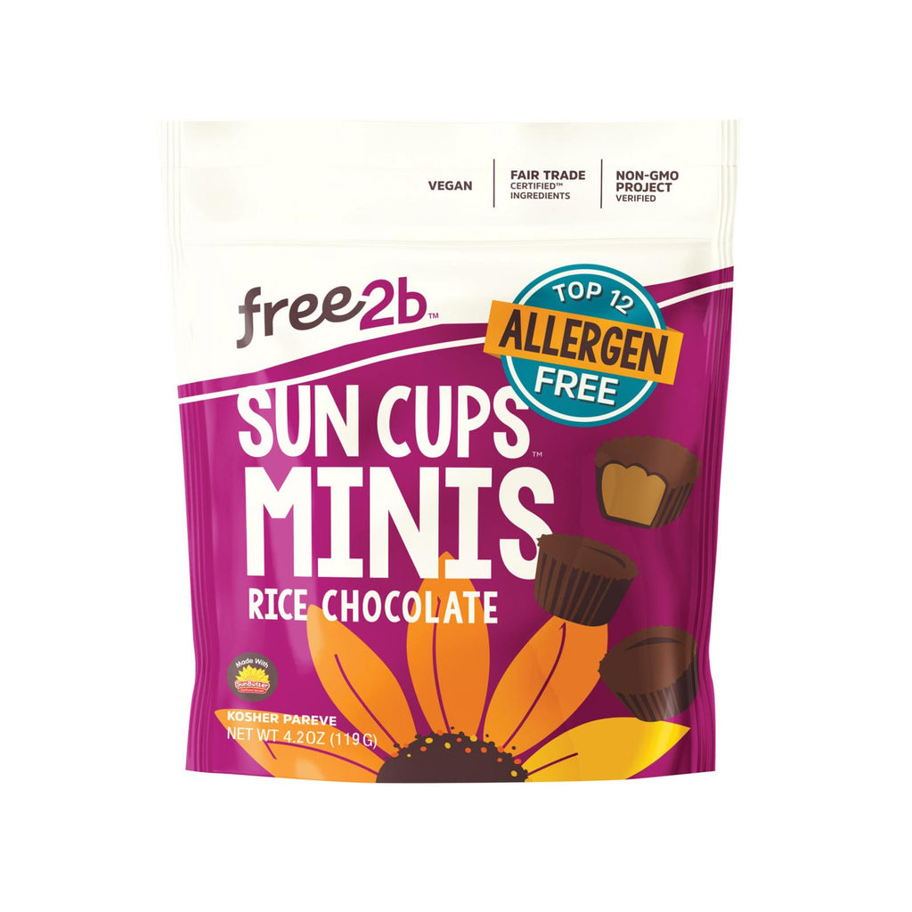 Free 2 B Sun Cups - Mini - Ice Chocolate - Case Of 6 - 4.2 Oz - Lakehouse Foods
