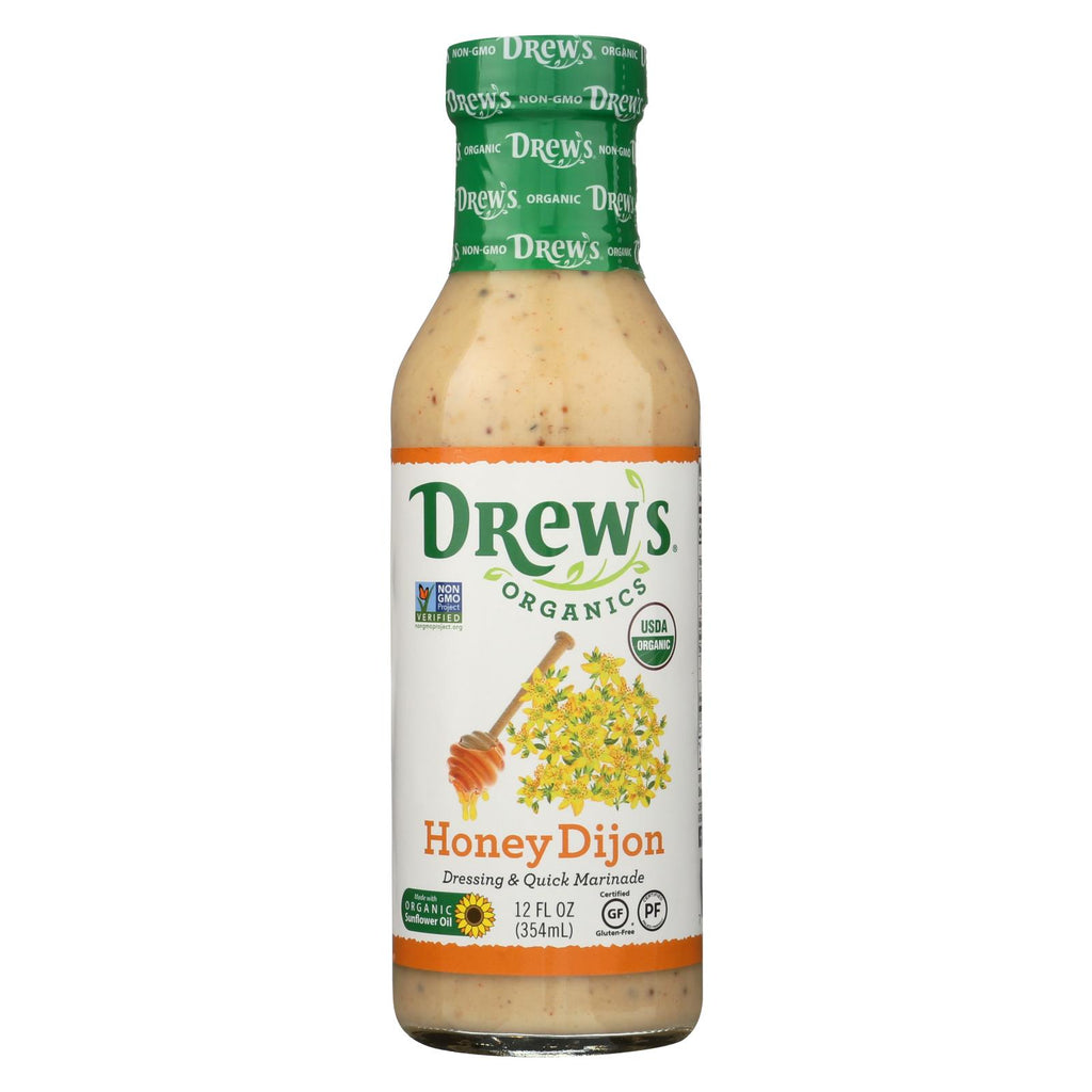 Drew's Organics - Salad Dressing - Honey Dijon - Case Of 6 - 12 Oz. - Lakehouse Foods